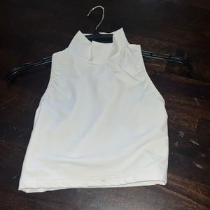 White dance tank top